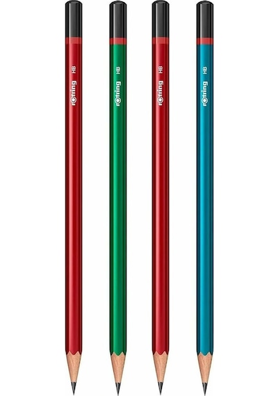 Rotring Kurşun Kalem 8 Li 1 Paket Mercanlı Siyah Kurşun Kalem Hb Kurşun Kalem Okul Büro Ofis Çok Renkli