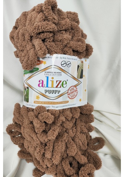 Puffy Açık Toprak El Örgü İpi 100gr. 9mt. 5'li Paket - Renk: 466
