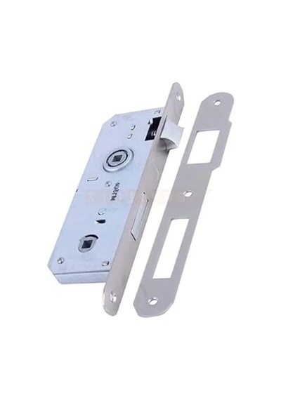 Nikel Oval Wc Kilidi, 40 Mm Güvenli Kullanım -