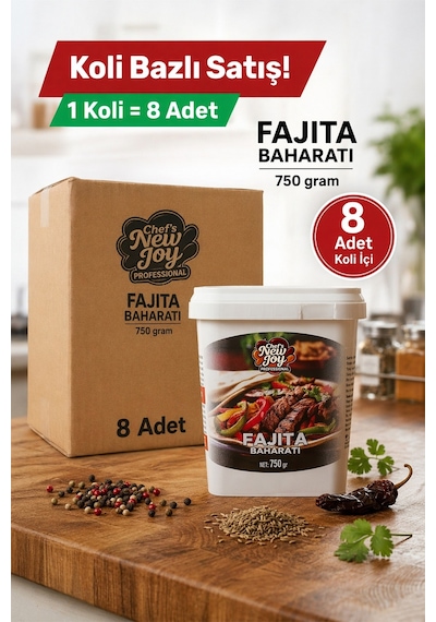 Fajita Baharatı 750 G X 8 Adet - 1 Koli Koli Bazlı Avantaj Paketi