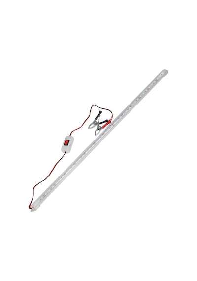 Powermaster Pm-11060 60cm 12v 10w T8 İnce 42 Smd Led 6500k Beyaz Lamba Akü Maşalı Anahtarlı
