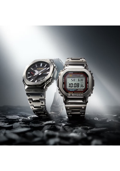 Casio G-shock Premium Solar Gm-b2100sd-1cdr Bluetooth Bağlantılı Kol Saati Metalik