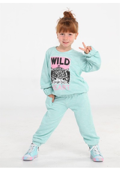 Casabony Cute Wild Mint Jogger Eşofman Takım-mint Mint Yeşili