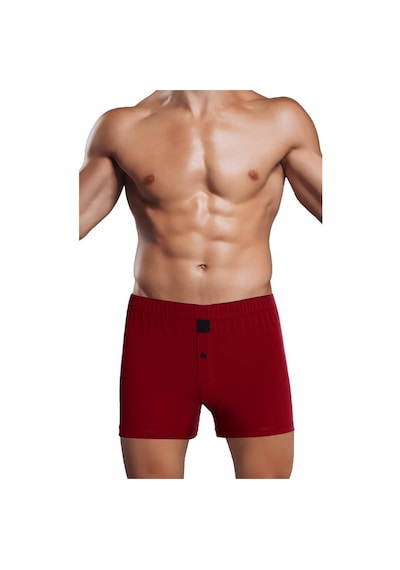 The Don Jersey Penye-Örme Bordo Renk Boxer
