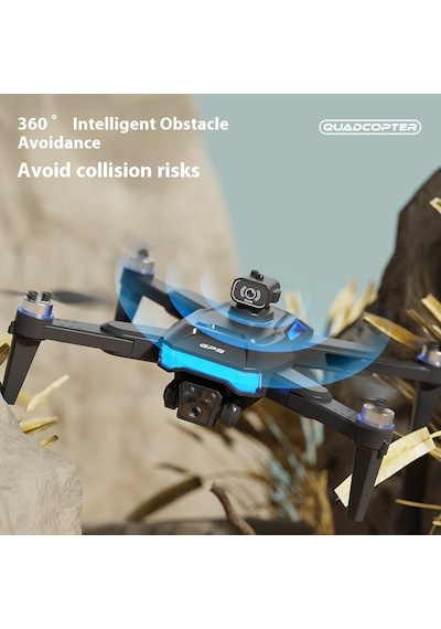 Çeşithane J18 Mini Drone Hd Çift Kameralı, Fırçasız Motorlu, Engel Kaçınma Sensörlü, App Kontrollü