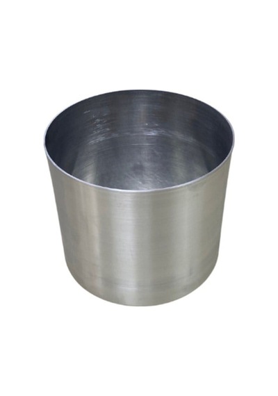 Cihan Çiçekçilik Galvaniz Saksı 15x15 Paslanmaz Metalik Çelik Çok Renkli
