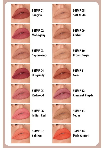 Ruj - Oryx Smart Lipstick No : 1 Sangrıa/koyu Kırmızı Çok Renkli