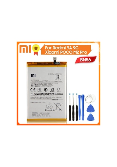 Senalstore Xiaomi Poco M2 Pro Batarya Pil Ve Tamir Seti Bn56