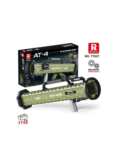 Reobrix 77027 At-4 M136 Antitank Grenade Launcher Yaratıcı Yapı Blok Seti Building Blocks 1748 Parça Reobrix 77027 At-4 M136 Antitank Grenade Launcher Yaratıcı Yapı Blok Seti Building Blocks 1748 Parça