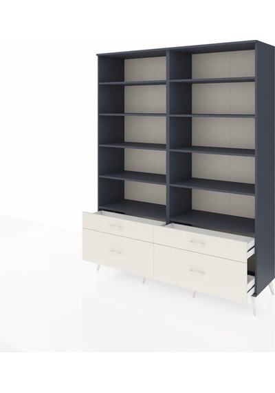 Hyperion Gardrop 10 Raflı 4 Çekmeceli 4 Kapaklı 176x44x221 Antrasit-antrasit/aytaşı Antrasit/aytaşı Hyperion Gardrop 10 Raflı 4 Çekmeceli 4 Kapaklı 176x44x221 Antrasit-antrasit/aytaşı Antrasit/aytaşı