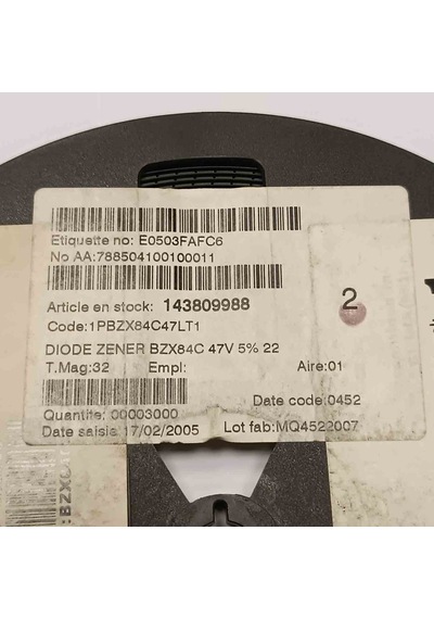 Bzx84c47lt1 47v Diyot 250 Adet
