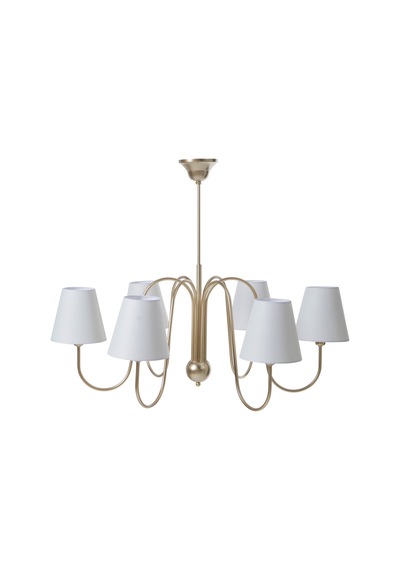 Mudo Home Chamber 6'lı Avize 80 Cm Beyaz