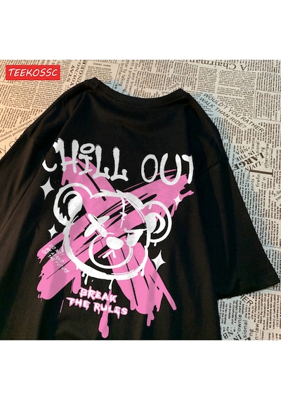 Noıssey Urban Pop Graphic Kadın Tişört Koleksiyonukod 5166 Siyah