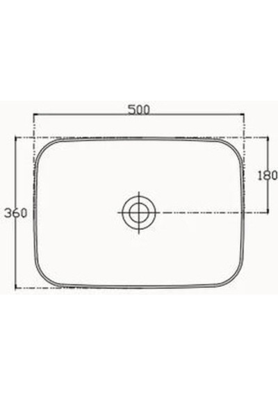 Isvea Infinity Tezgah Üstü Lavabo 50 CM