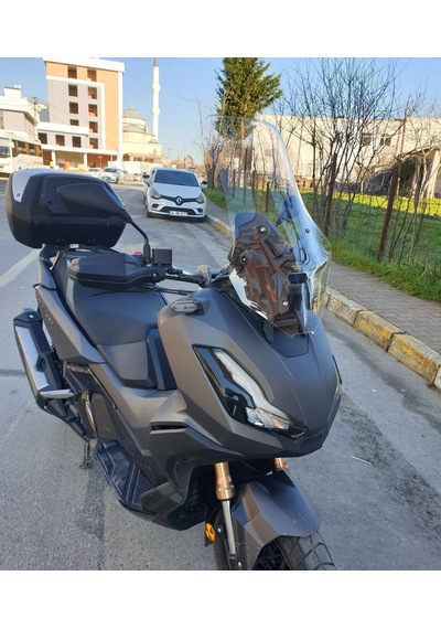 Motocam Honda Adv 350 Ön Cam 2023-2026 Model 60cm Şeffaf Renkli 4mm Orta Boylu