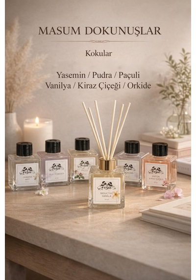 Rosie Masum Dokunuşlar 6 Lı Çubuklu Oda Kokusu Hediye Seti Fresh