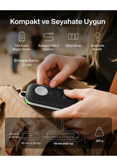 Boostcharge Pro 10k Mah Power Bank, Apple Watch Şarj Cihazlı, Entegre Örgülü Usb-c Kablo Ve Dijital Ekranlı Taşınabilir Şarj Cihazı, 45 W, 3 Cihazı Aynı Anda Şarj Edebilen Batarya Paketi, Siyah Boostcharge Pro 10k Mah Power Bank, Apple Watch Şarj Cihazlı, Entegre Örgülü Usb-c Kablo Ve Dijital Ekranlı Taşınabilir Şarj Cihazı, 45 W, 3 Cihazı Aynı Anda Şarj Edebilen Batarya Paketi, Siyah