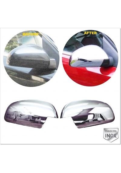 Opel Vectra C Krom Ayna Kapağı 2002 Üzeri P. Çelik