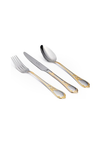 Maxx Doria Athens G Decorated 6 Kişilik 42 Parça Çatal Kaşık Bıçak Takımı Pa1061 Gold