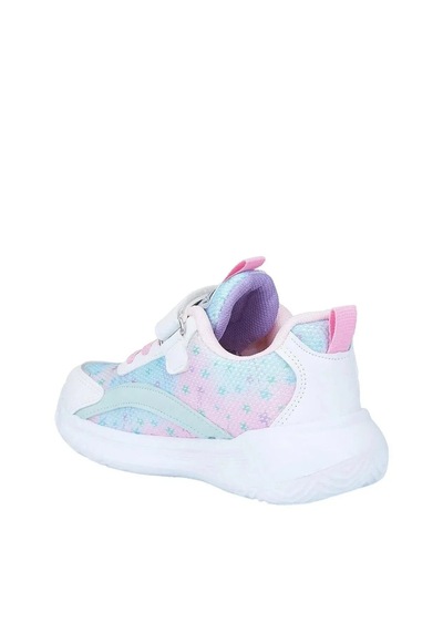 Zacoz Kız Çocuk Sevimli Figürlü Renkli Günlük Spor Sneaker Ayakkabı Beyaz