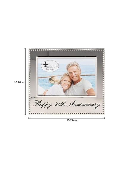 290064 4 X 6 Happy 25th Anniversary Bilderrahmen