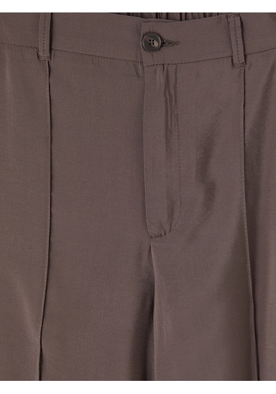Lcw Comfort Kahverengi Beli Lastikli Modal Karışımlı Kadın Pantolon