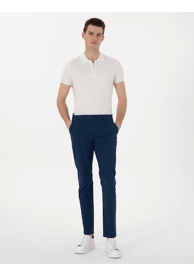 Pierre Cardin Erkek İndigo Pantolon Kanvas-chino 50308111-vr028 İndigo