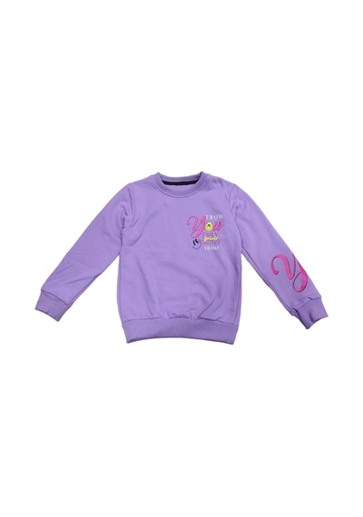 İrem Çocuk Giyim Kız Çocuk You Only Önü Arkası Yazı Resim Desenli Lila Renk Şardonlu Sweatshirt Lila İrem Çocuk Giyim Kız Çocuk You Only Önü Arkası Yazı Resim Desenli Lila Renk Şardonlu Sweatshirt Lila