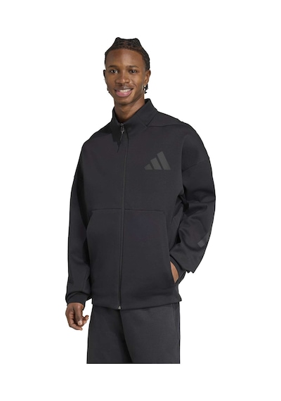 Black Adidas Erkek Günlük Eşofman Üstü M Z.n.e. Tt Jm6058 Siyah