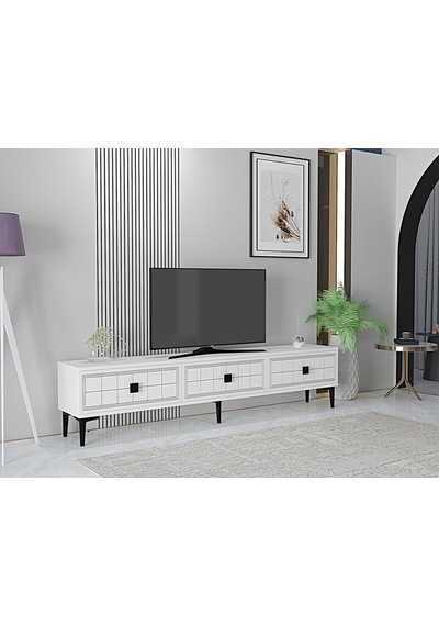 Tsa1801b - Yuka Tv Stand Beyaz 180cm Beyaz