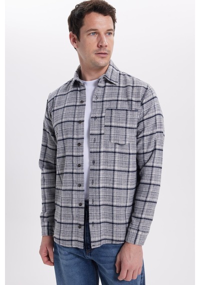 Tudors Erkek Regular Fit Rahat Kesim Kışlık Kareli Oduncu Gömlek-42110 Gri Tudors Erkek Regular Fit Rahat Kesim Kışlık Kareli Oduncu Gömlek-42110 Gri