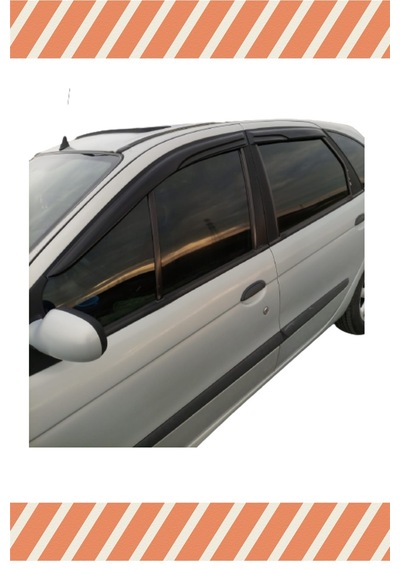 Renault Scenıc 1 1998-2003 Modellerine Özel 4'lü Mügen Tip Cam Rüzgarlığı