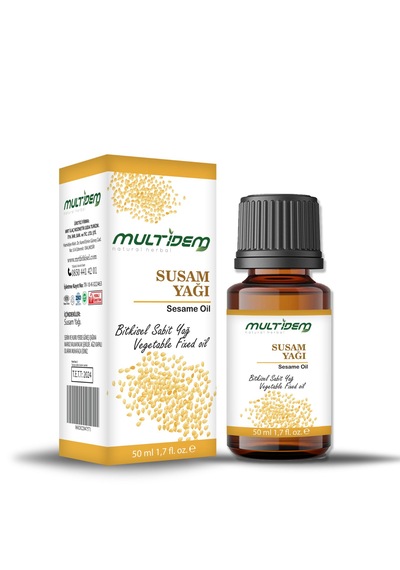 Multidem Hmd Soğuk Sıkım Susam Yağı 50 ML