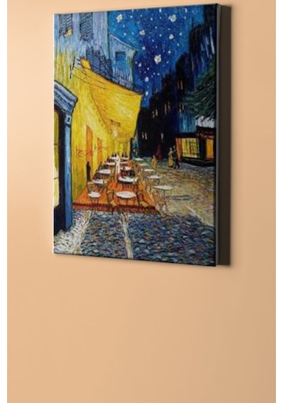 Webstyle Sayılarla Boyama Seti Kasnaklı Van Gogh Teras Kafe 40 X 50 Cm
