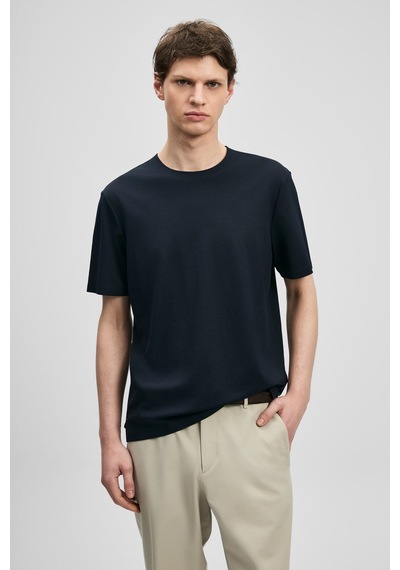 Lufian Finto Modern Grafik Erkek T-shirt 111020323 Lacivert