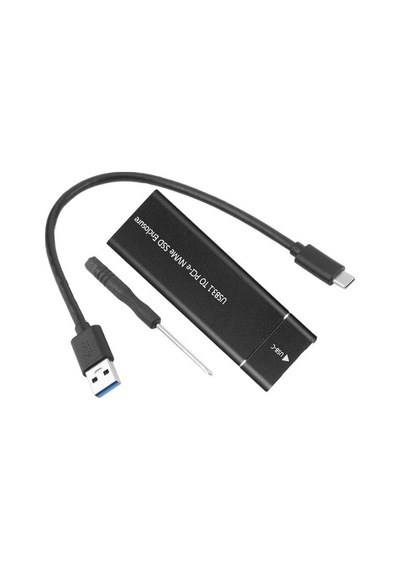 1852 Usb 3.1 Type C To Pci-e Express Nvme Ssd Hard Disk Kutusu Desteklediği Disk Boyutu:30/42/60/80mm +type-c To Usb3.0 Bağlantı Kablosu Bu Ürün Sadece Nvme Ssdleri Destekler