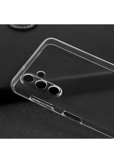 Samsung Uyumlu Galaxy A13 5G Kılıf Şeffaf Silikon Hibrit Case Renksiz
