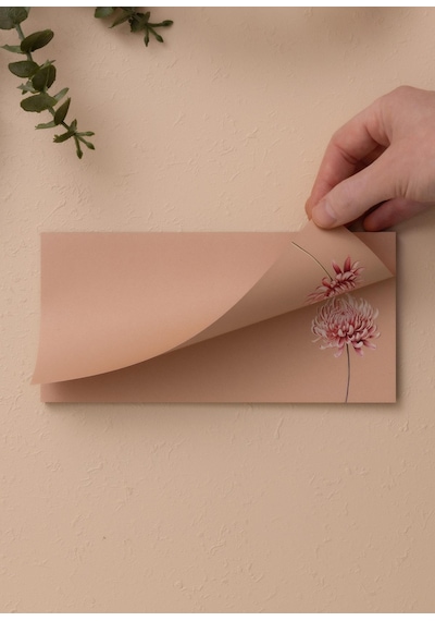 The Mia Art Line Mini Notluk Chrysanthemum 10x21cm 40 Yapr