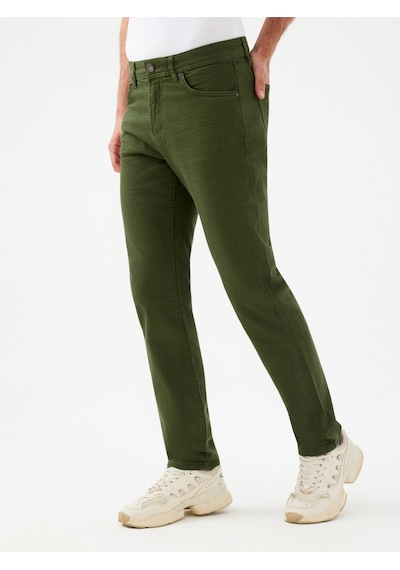 Regular Fit Erkek Pantolon Haki
