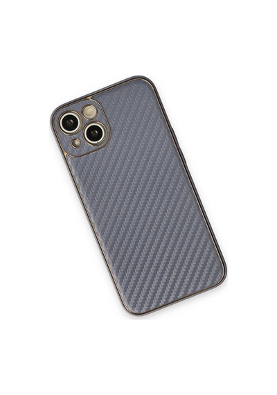Newface - 43 - iPhone Uyumlu 13 Kılıf Coco Karbon Silikon - Novapazr - - Gri
