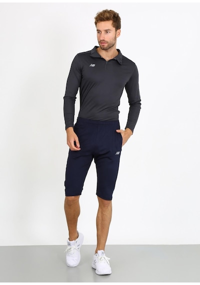 New Balance Nbtmcp-avı Erkek Kapri Şort Lacivert