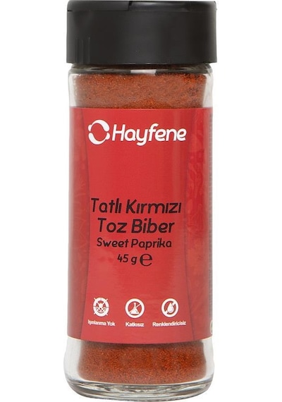 Hayfene Tatlı Kırmızı Biber 45 G