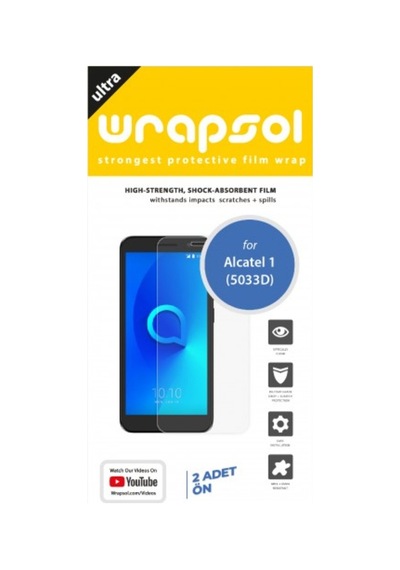 Alcatel 1 Ekran Koruyucu 1+1 Ön Poliüretan Film