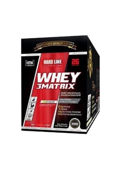 Hardline Whey 3 Matrix Muz 30 Gr - 26 Adet