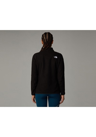 The North Face W 100 Glacier 1/4 Zip Kadın Polar Sweatshirts Nf0a855m4h01 Siyah