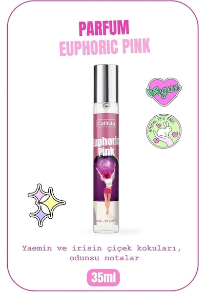 Callista Euphoric Pink Edp Çiçeksi Ve Odunsu Kadın Parfüm - 35 ml