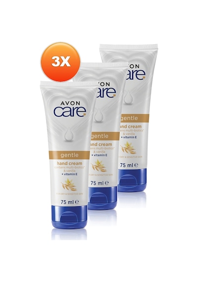 Avon Care Vanilya Içeren E Vitaminli Kuru Ciltler İçin El Kremi 3 x 75 ML