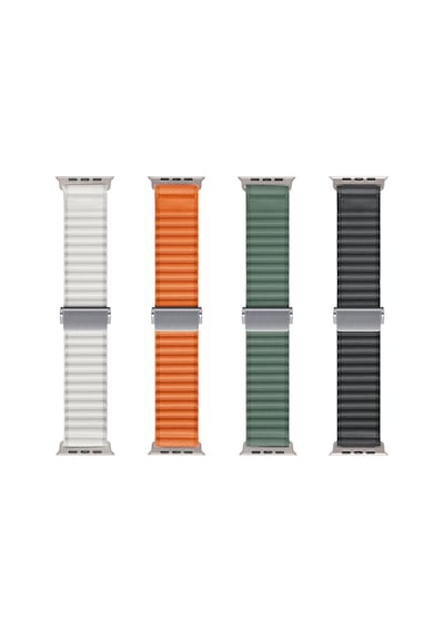 Watch 42mm Uyumlu Omsy Krd-123 Naylon Kumaş Hasır Örgülü Kordon-siyah Diğer