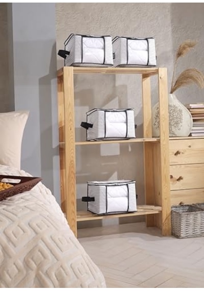 Adet Lüks Pencereli Çok Amaçlı Dolap Düzenleyici Hurç Çorap Hurcu 34 X 22 X 22 Cm Siyah Diğer