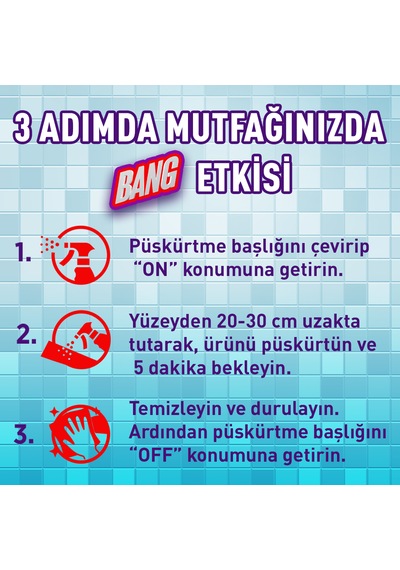 Cillit Bang Dezenfektan Mutfak Temizleyici Sprey 750 ML